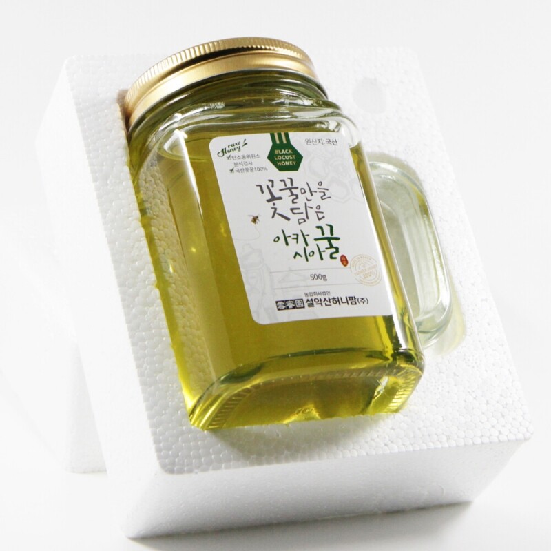 농업회사법인 설악산허니팜(주),설악산허니팜 머그아카시아꿀 500g
