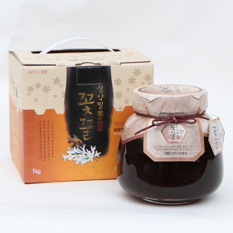 농업회사법인 설악산허니팜(주),설악산허니팜 밤꿀단지1.0kg
